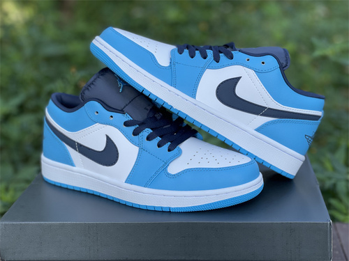 Original version_ New Air Jordan 1 Low _UNC_ Item Number_ 553558-144_ full code shipment 36 --- 45-ef48bbd0